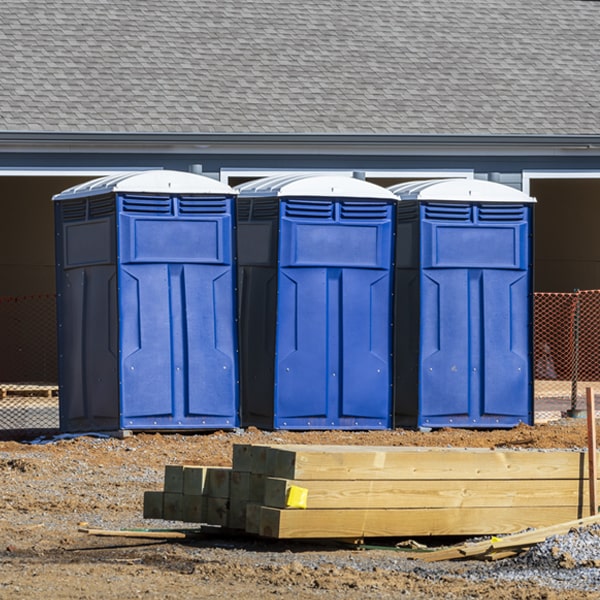 how do i determine the correct number of portable restrooms necessary for my event in Garden City IA